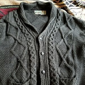 Aaron Crafts Cardigan Merino Wool Sweater